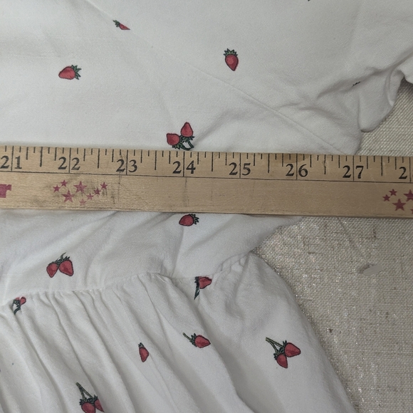 SO 🍓 Strawberry Tiered MIDI Dress - Plus Size 3X - Picture 11 of 13